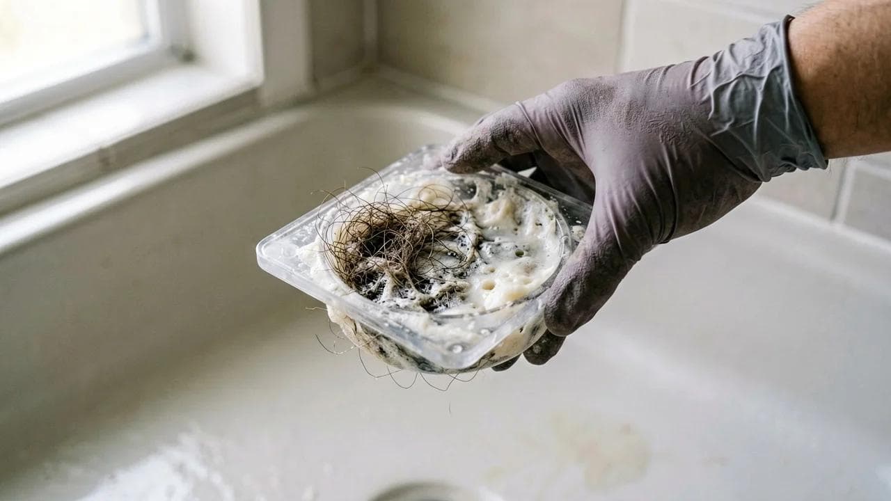 residu-douche-bouchee-avant-depannage