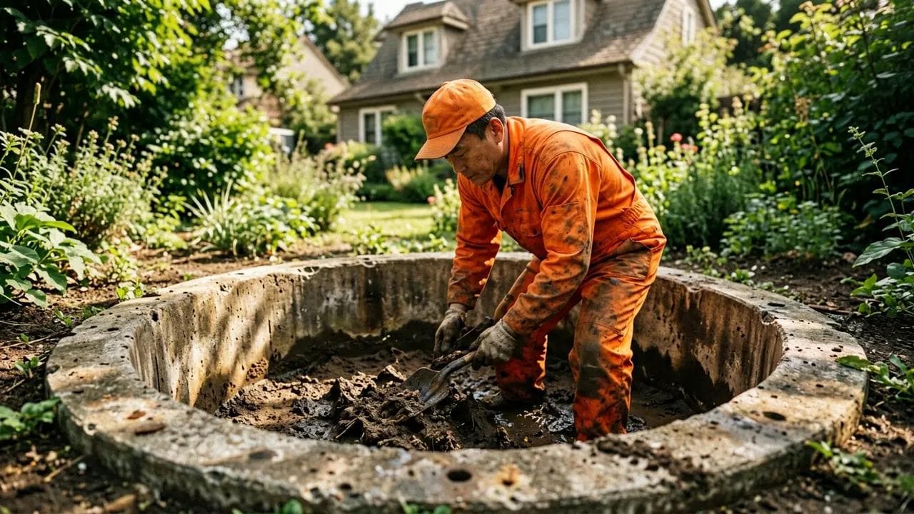 debris-removal-during-septic-tank-maintenance